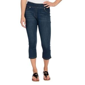 5 for $20🫟🛍️🔵 Women’s Peter Nygard Luxe Denim 360*/ 4 Way Str Capri. Size XL